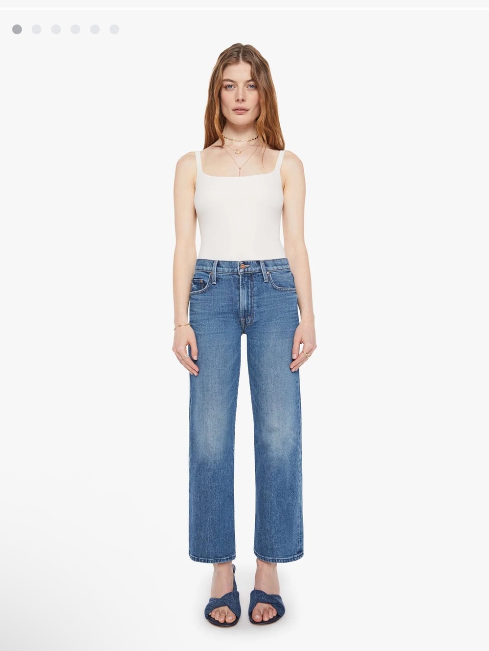 $248 MOTHER The Mid Rise Rambler Zip Ankle SZ 25